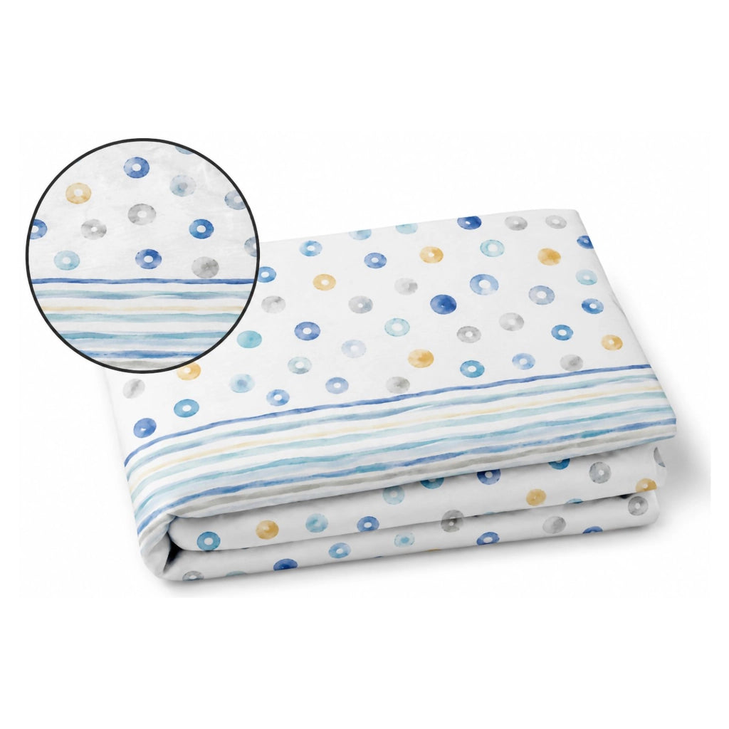Sasafa, set Completo Letto Singolo in Policotone, blu