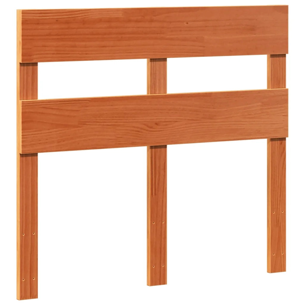 Letto senza Materasso Marrone Cera 90x200 cm Legno di Pino