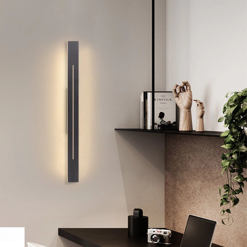 ZMH Applique LED per interni nera 30cm 60cm 100cm