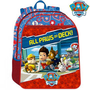 Trade Shop - Zainetto Paw Patrol Cuccioli 28cm Microfibra+pvc Bambini Scuola Asilo Elementari -