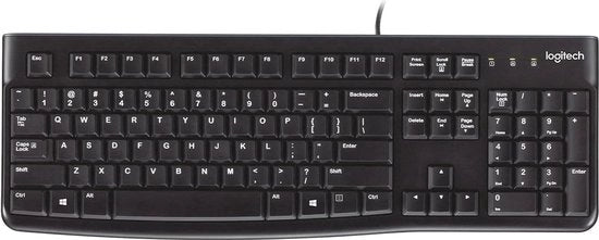 Tastiera, per Imprese, layout QWERTY US Internazionale, Nero