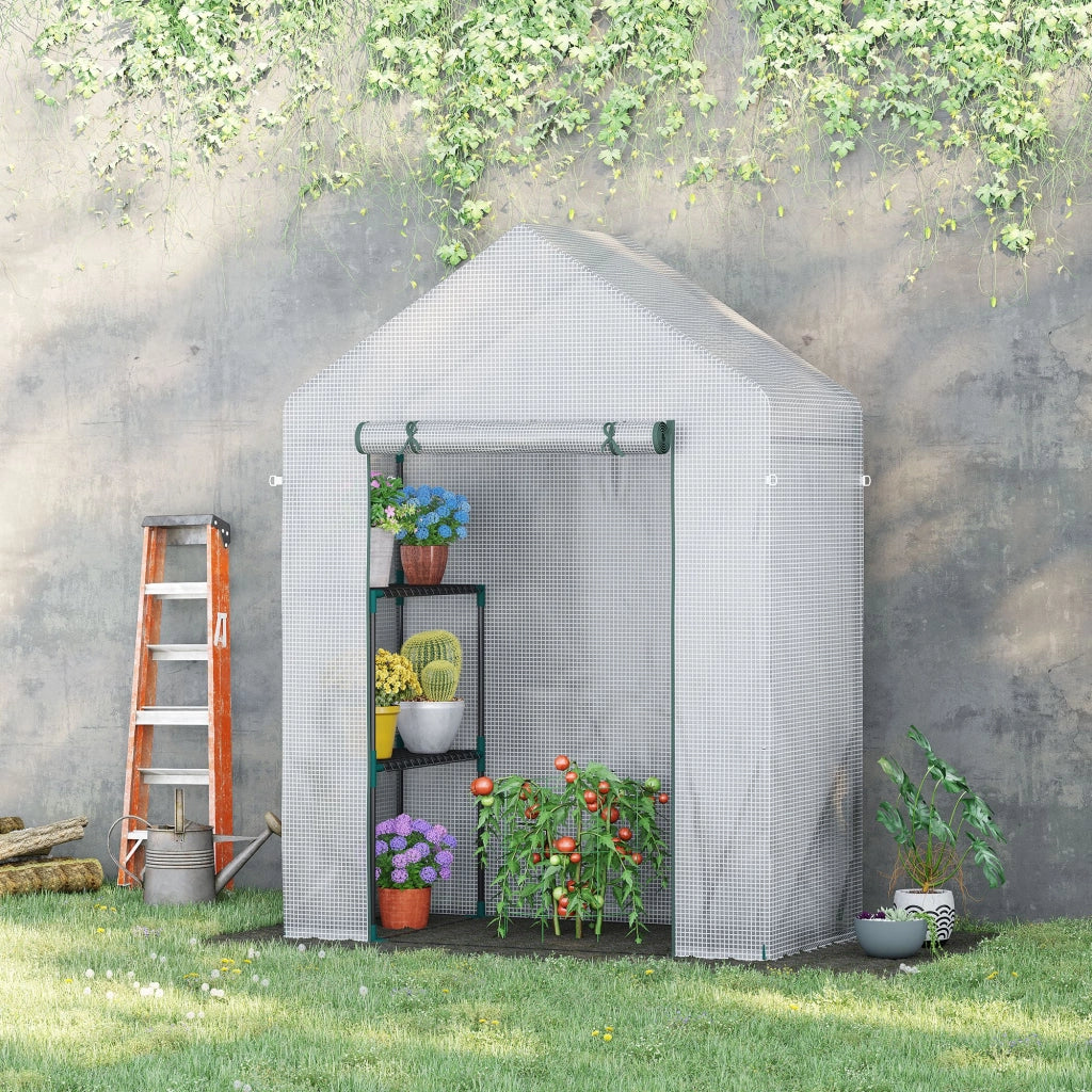 Serra da Giardino ¨C Minimal ¨C Bianco Acciaio 143x73x195 cm