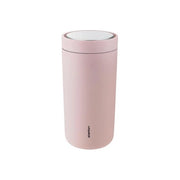 Stelton 685-36 To Go Click Tazza Termica a Doppia Parete 0.4 L Mantenimento Caldo 4 Ore Freddo 8 Ore Coperchio Smart-Click colore Soft Rose
