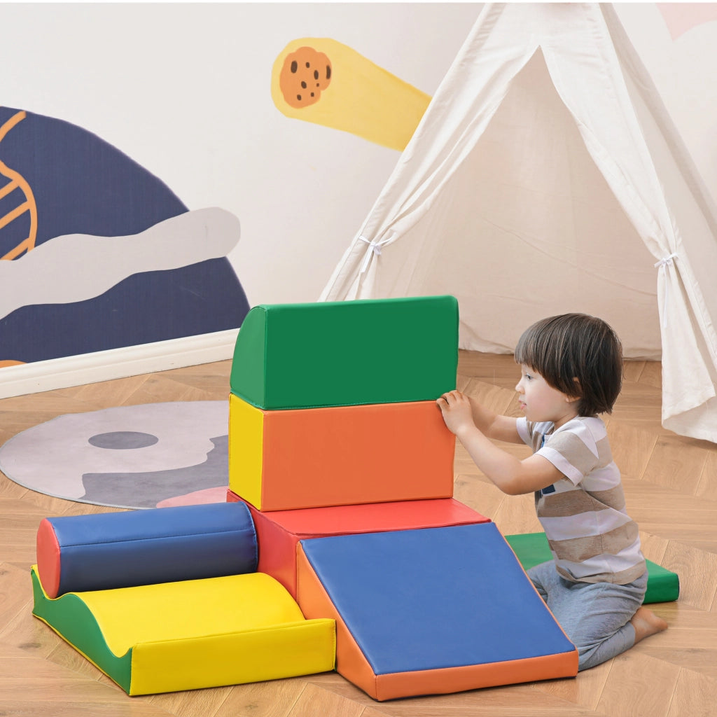 Set parcours motricita' bebe' ¨C zephmum ¨C 7 pezzi, multicolore