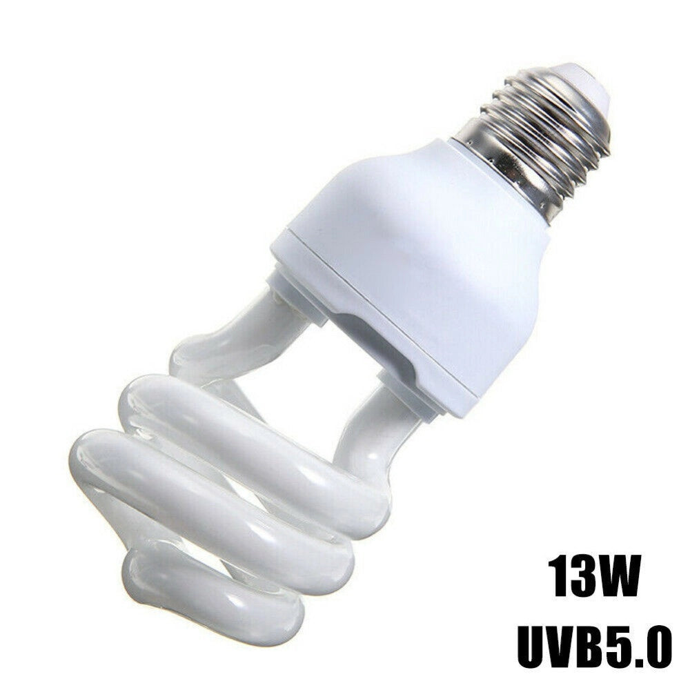 Trade Shop - Lampada Fluorescente Uvb 5.0 Luce Solare Rettili Habitat Estremamente Luminoso -