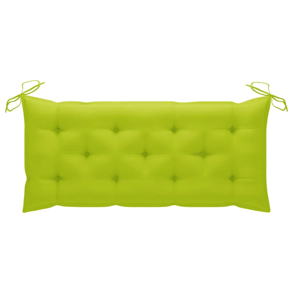 Panchina da Giardino | Panca da Giardino con Cuscino 120 cm in Bamb¨´