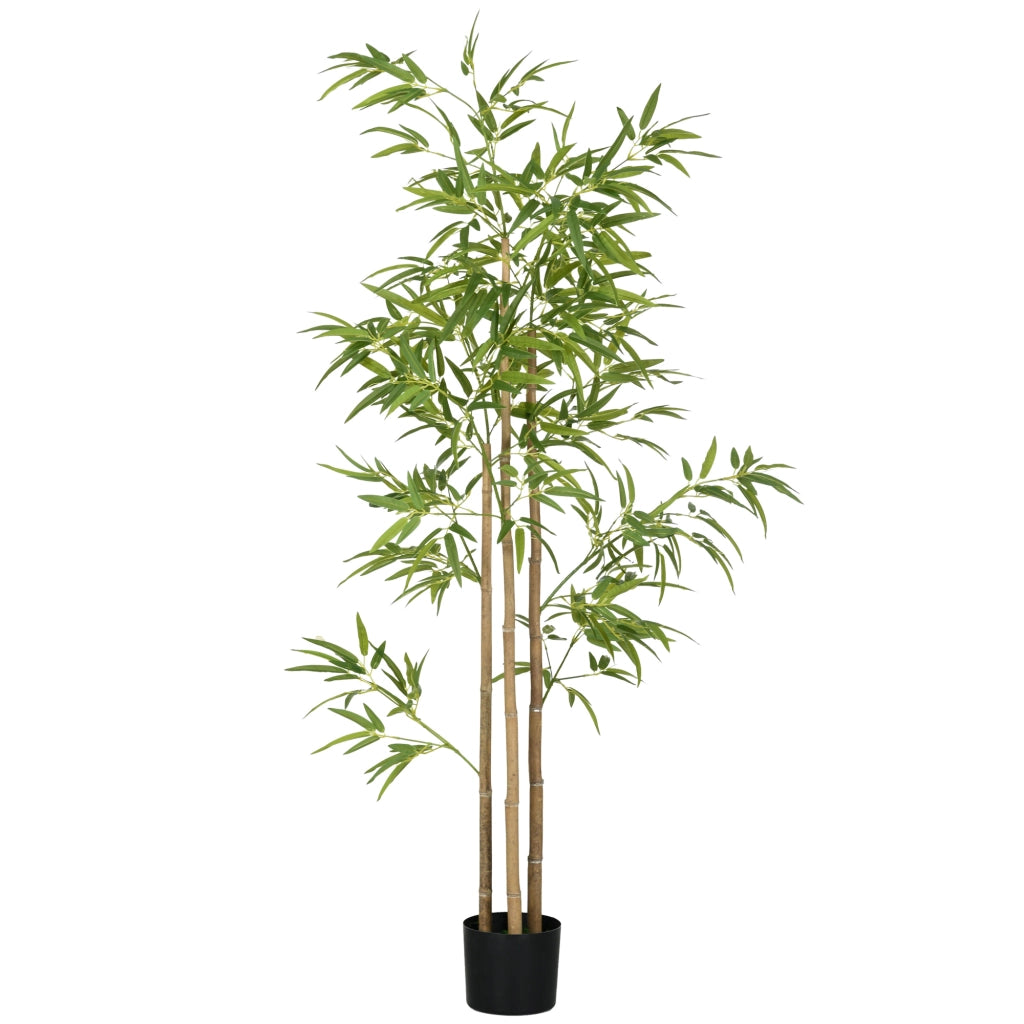 Albero di bamb¨´ artificiale ¨C Minimal ¨C Verde 180 cm con vaso