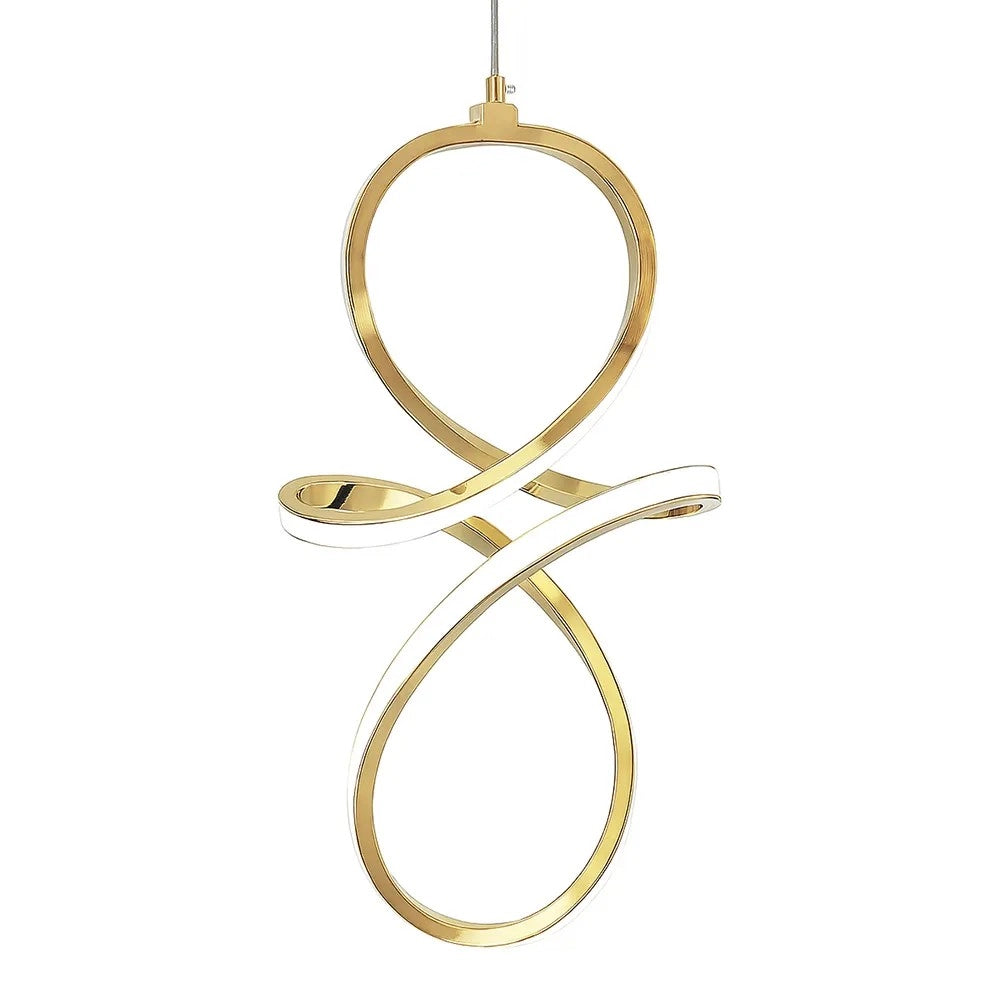 Lampada A Sospensione Led Lhj091-1cp Gold