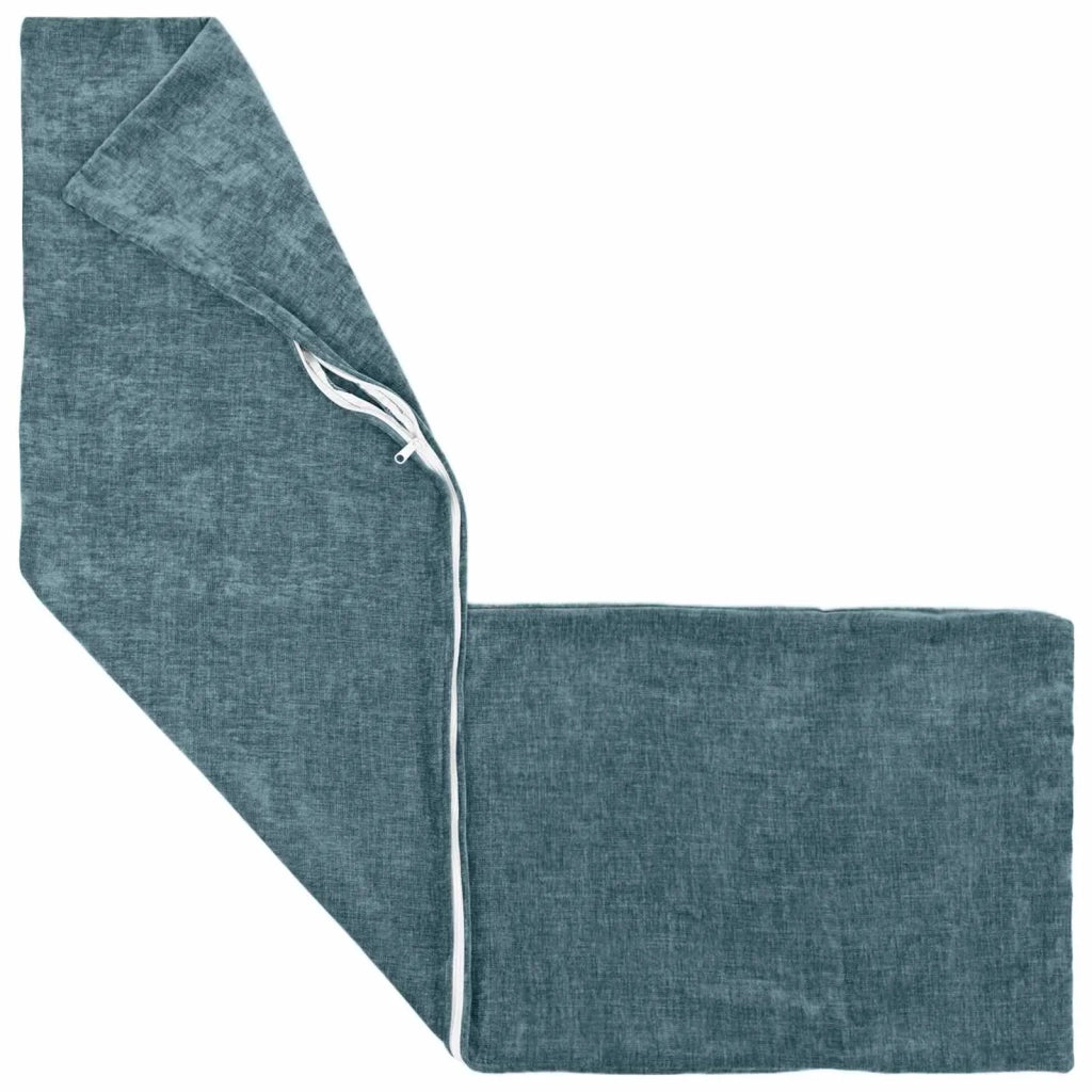 Federa 2 pz HEERLEN Blu 40 x 145 cm Tessuto Chenille 908928