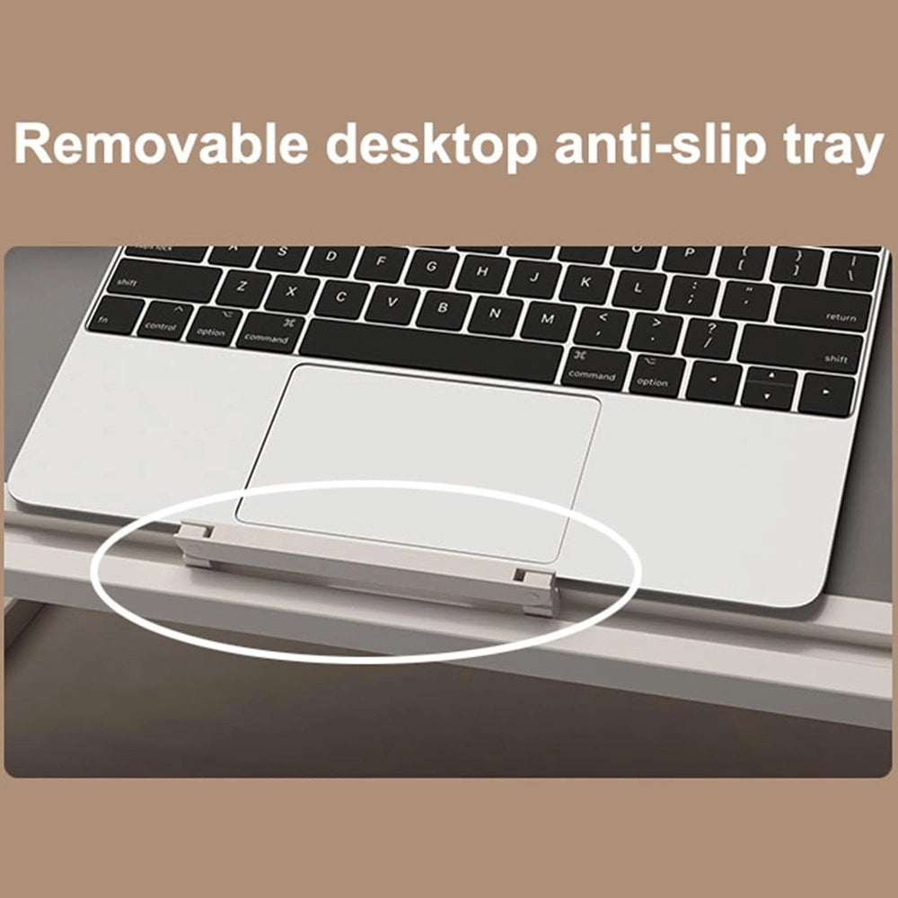 Trade Shop - Tavolino Da Letto Regolabile Con Gambe Pieghevoli Divano Scrivania Per Computer Portatili -