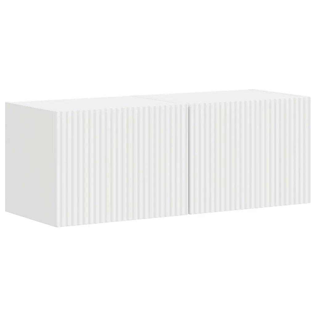 Mobile TV da parete 2 pz | Armadietto TV | Mobile Porta TV Bianco 39 x 31 x 29,5 cm
