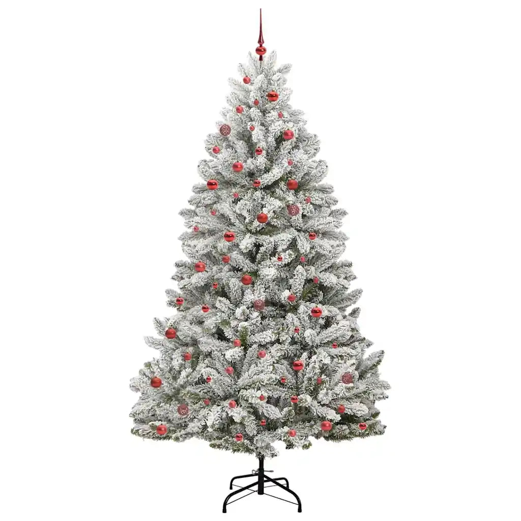 Albero di Natale artificiale con 300 LED Verde e Bianco 270 cm 3395775