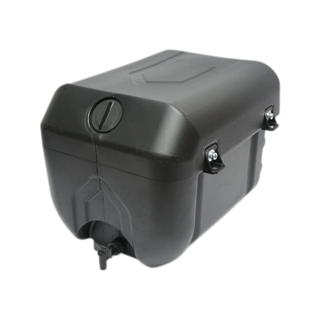 Serbatoio per acqua 30L in plastica, nero, dimensioni 332x420x331 mm