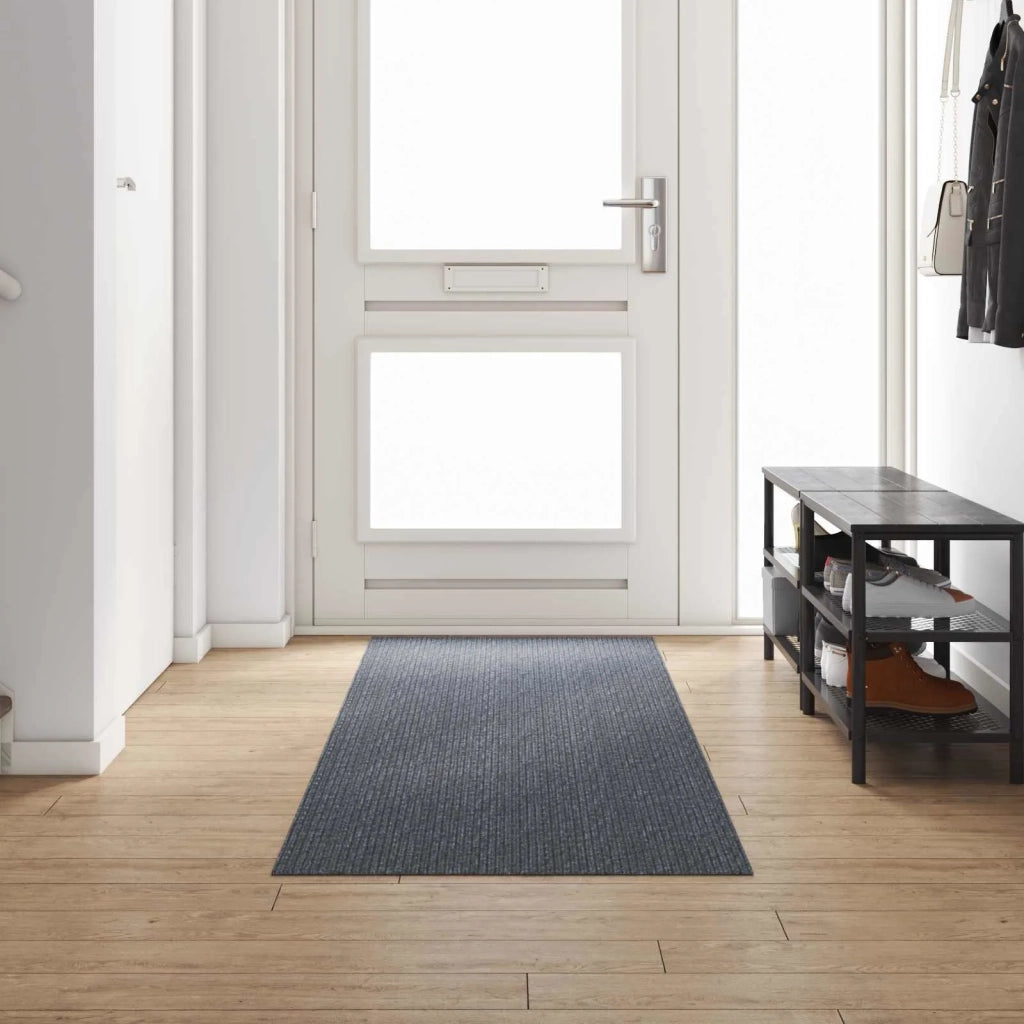 Runner in Moquette | Runner Tappeto Grigio 80 x 300 cm Tessuto