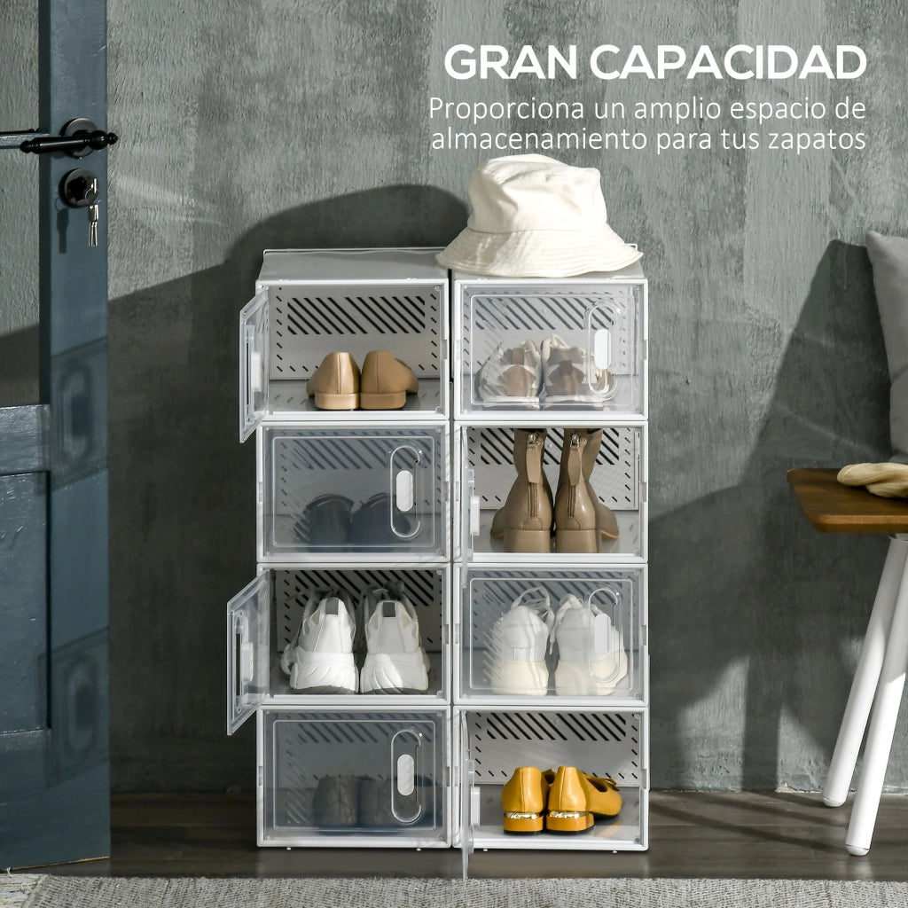 Armadio Scarpe Modulare ¨C Minimal ¨C Trasparente 25x35x19 cm