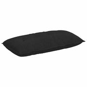 Cuscino per Schiena | Cuscino dorsale Nero 100 x 19 x 50 cm Tessuto