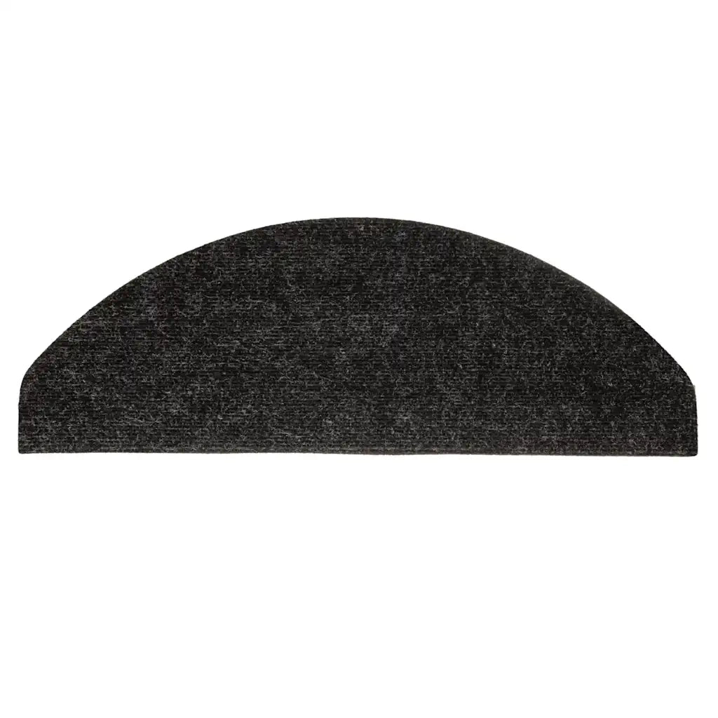 Tappetini Autoadesivi per Scale 10pz Antracite 65x22,5x3,5 cm 355253
