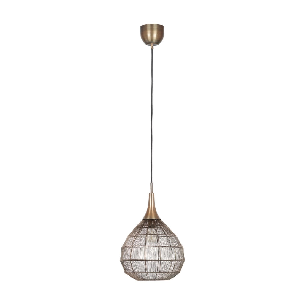 Sospensione industriale SORAYA Ø42 patina E27 Trio