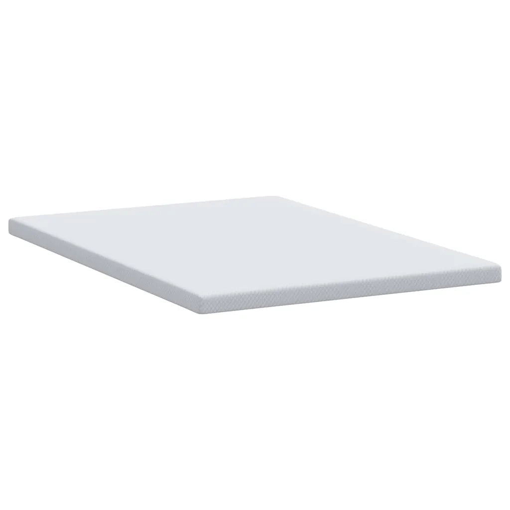 Topper per materasso-Materassino Bianco 140 x 200 cm Tessuto Jacquard 169938