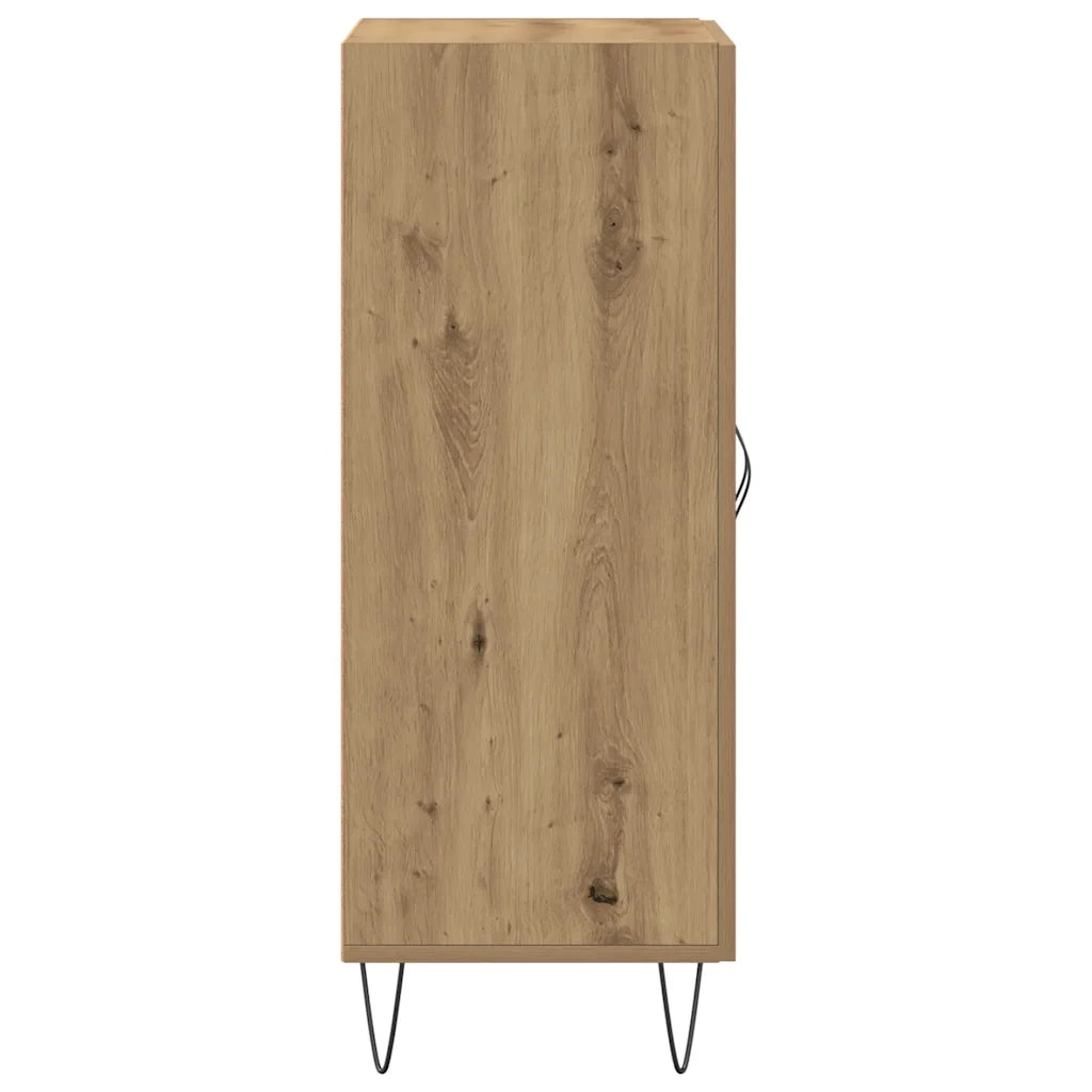 Credenza-Buffet-Armadio da cucina Rovere Artigianale 69,5x34x90 cm in Legno Multistrato 183019