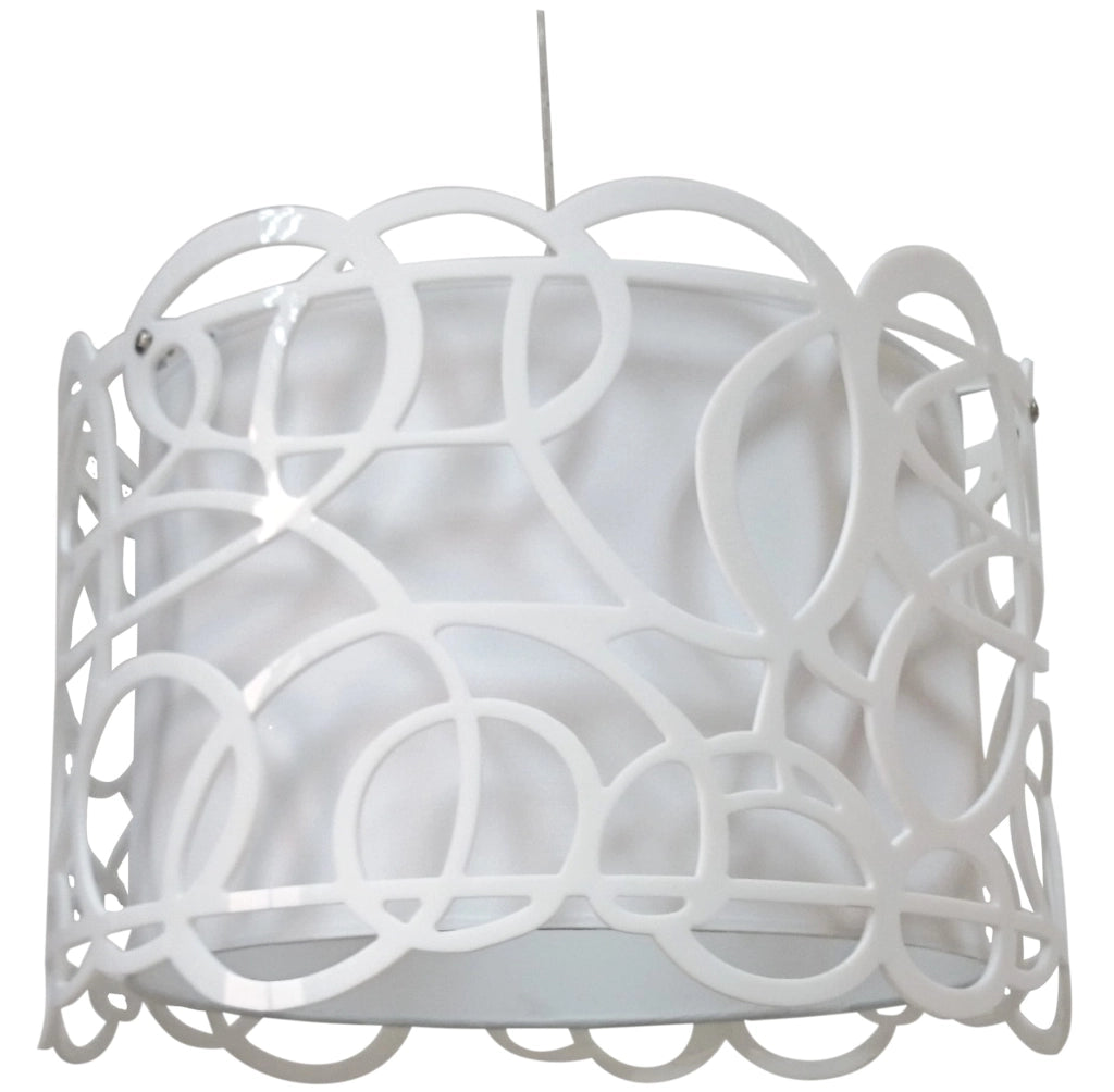 Lampada a sospensione Candellux Imagine bianca Ø35 E27