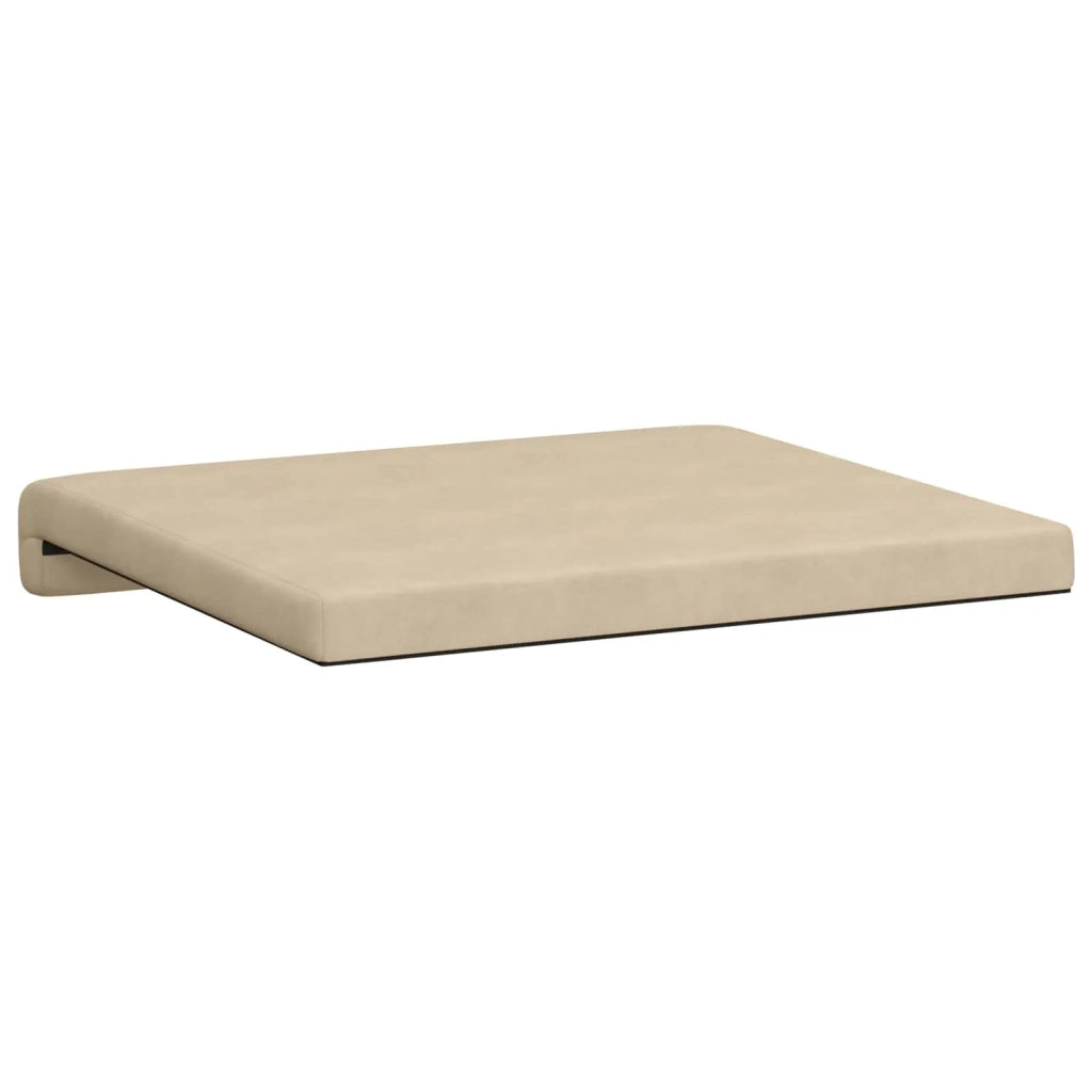 Cuscino per panchina 2 pcs Microfibra Crema Profondità 35 cm 42043056