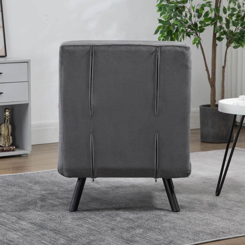 Poltrona relax ¨C Minimal ¨C Tessuto nero