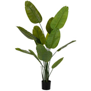 Sterlitzia decorativa artificiale verde 80x80x180