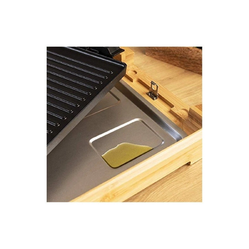 CECOTEC 03058 - Piastra da cucina Tasty&Grill 2000 Bamboo Black