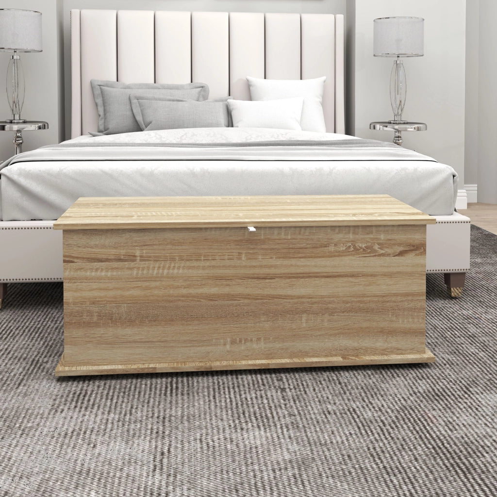 Cassettiera con coperchio ¨C zephmum ¨C 100x40x40 cm, naturale