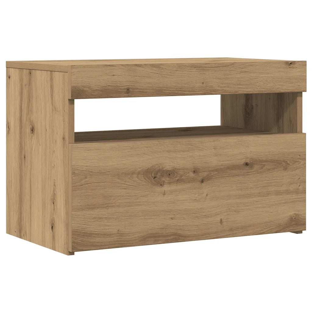 Mobili Porta TV con LED 2 pz | Armadietto TV | Mobile Porta TV Artigianale in Legno Multistrato
