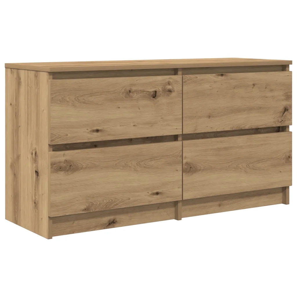 Mobile TV Rovere Artigianale 100x35x54 cm in Legno Multistrato 861804