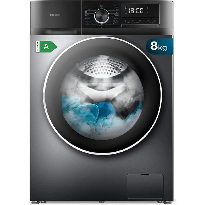 CECOTEC 02467 - Lavatrice Bolero DressCode 8500 Inverter Steel A