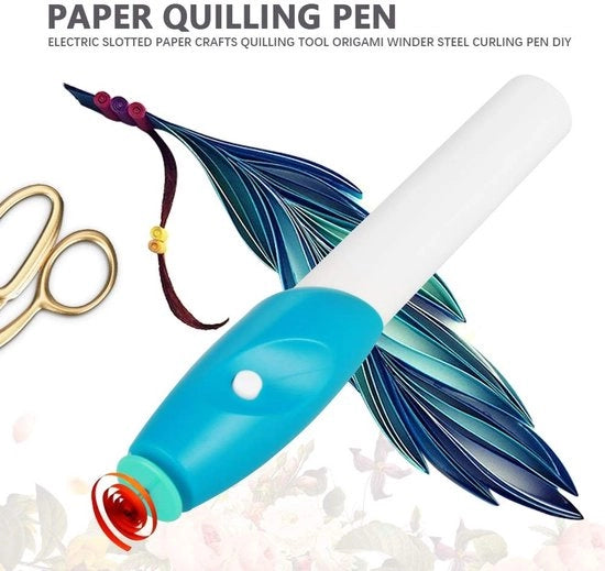 Strumento per forare elettrico per l'arte e le manualità - Risparmia tempo e facile da usare - Ideale per origami e arti manuali - Papier roll confezionato - Adatto per...