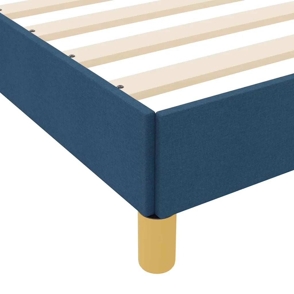 Letto a molle con materasso Blu 100 x 200 cm Tessuto 3398548