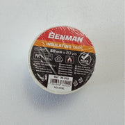 Nastro isolante bianco 5cm 50mm x 20 yards