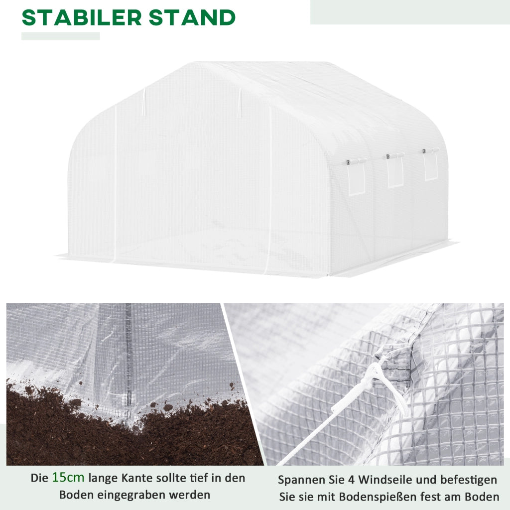 Serra da giardino ¨C Minimal ¨C bianco 350x300x200 cm