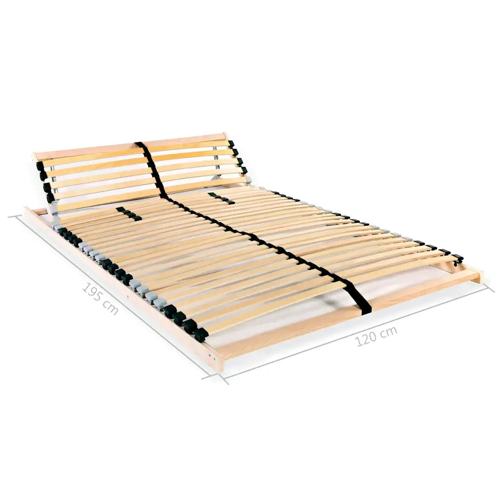 Rete a Doghe 7 Zone senza Materasso con 28 Doghe 120x200 cm 246453