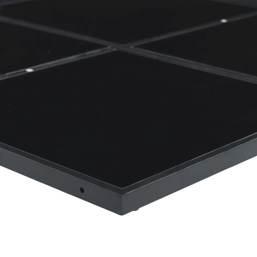 Set da Pranzo da Giardino 17 pz con Cuscini Nero in Polyrattan 3295032