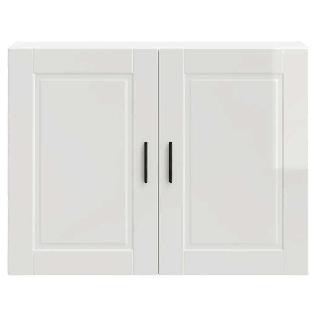 Pensile da Cucina Porto Bianco Lucido in Legno Multistrato 854069