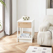 Tavolo accessorio - Canne - Riposo - Salotto - Bianco