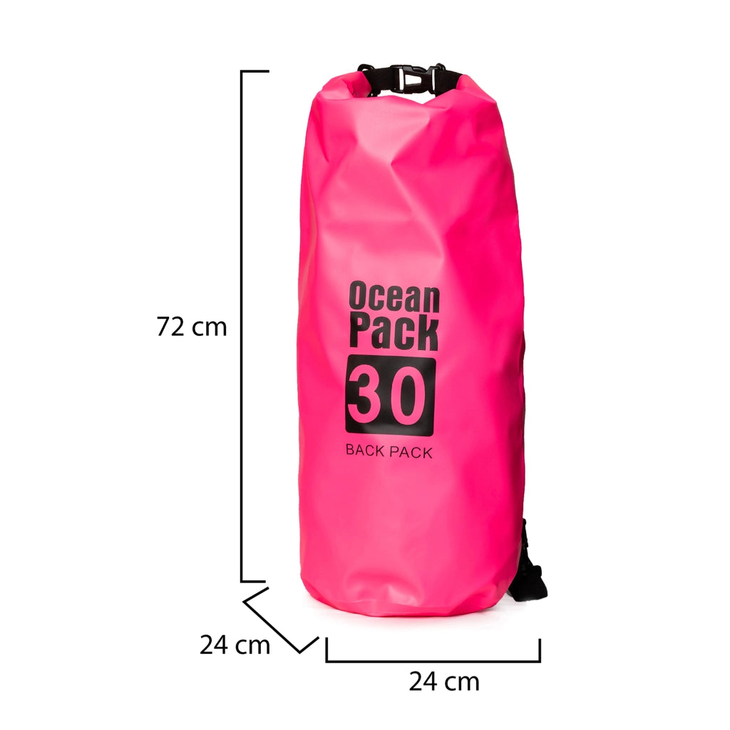Semitame, Borsa Impermeabile Capacità 30 lt, Rosa Fuxia