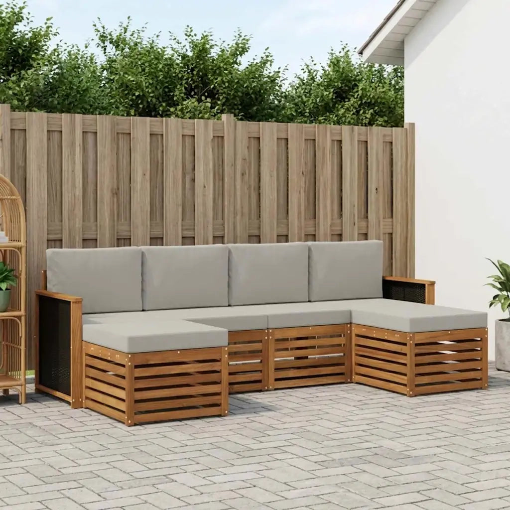 Set divani Legno di Acacia Massello 3384672