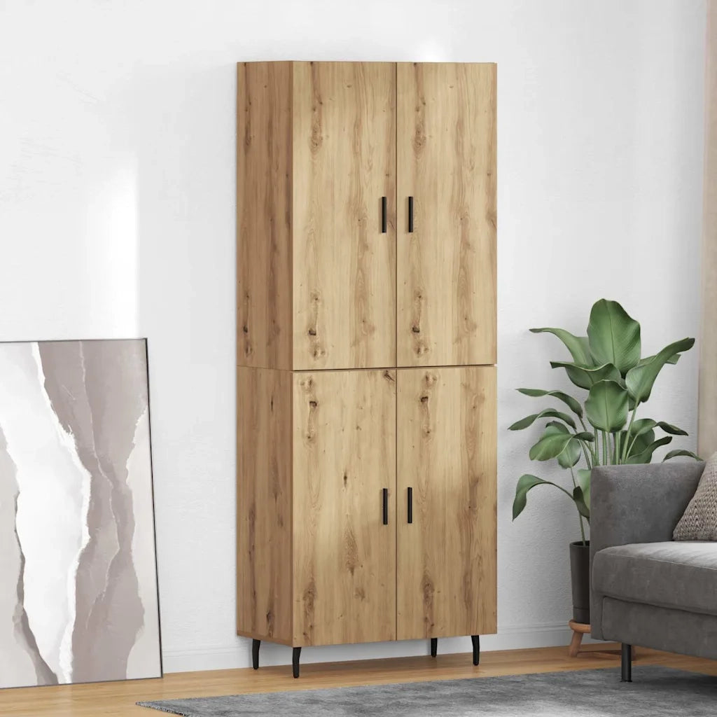 Credenza-Buffet-Armadio da cucina Rovere artigianale 69,5 x 34 x 180 cm 285952