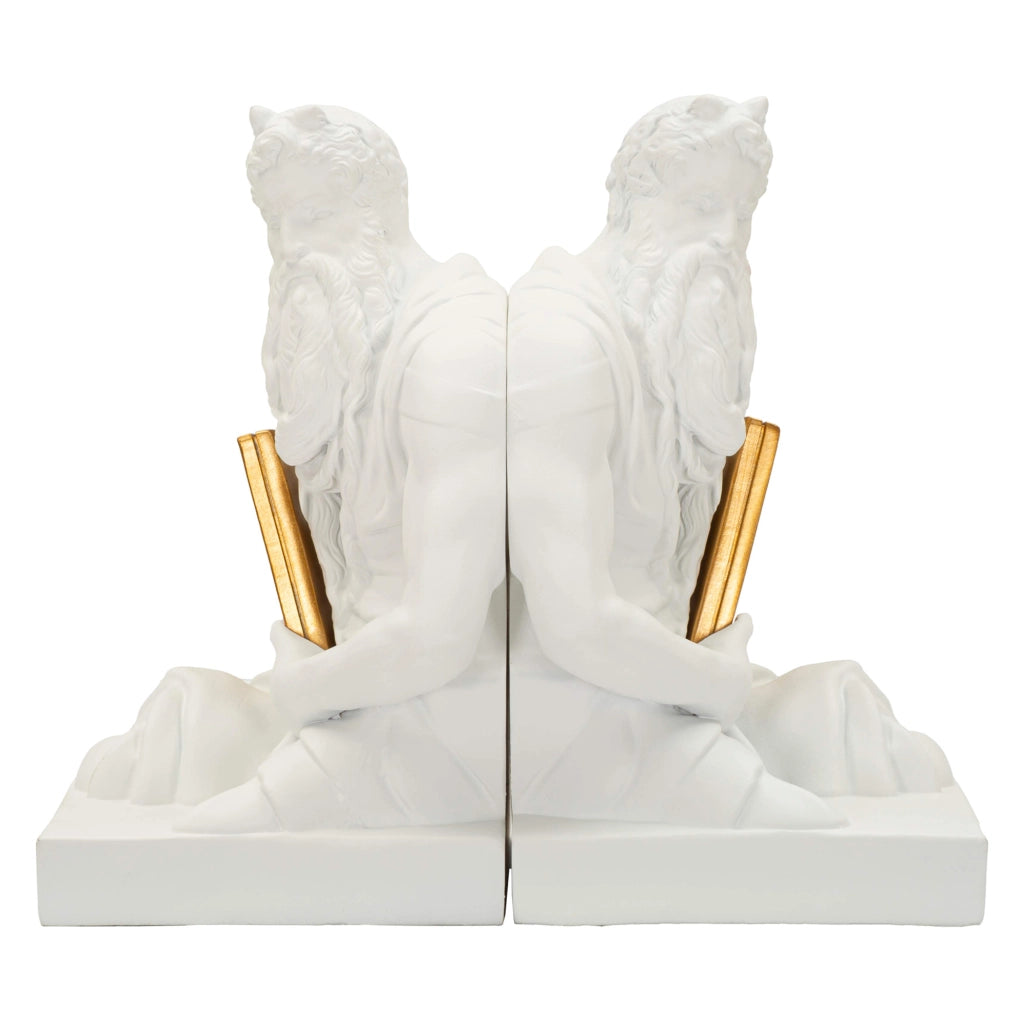 Faropa, Statua Statua Fermalibro, Bianco
