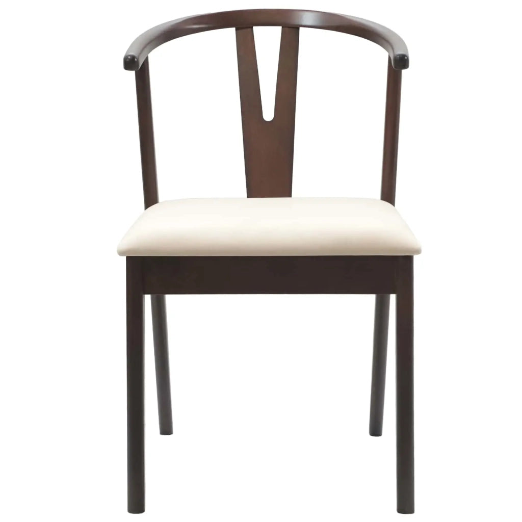 Sedia da pranzo 2 pcs Marrone chiaro e chiaro 42020402