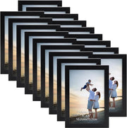 Fotolijst 10 x 15 cm - set di 18 - nero - per parete e tavolo
