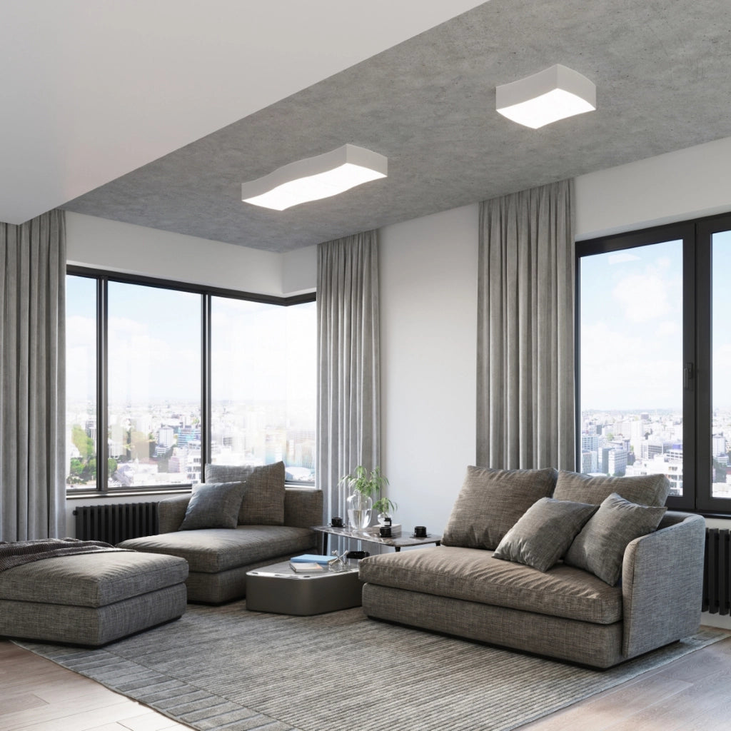 Lampada da soffitto SQUARE 1 bianco