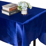 Tavolo rettangolare con tovaglia in seta - 2 pacchi - 145 cm x 259 cm Tavolo rettangolare con tovaglia in poliestere - Pieno di morbidezza e resistente alle pieghe - Tessuto liscio - Lavabile - Adatto per matrimoni, ricevimenti e banchetti