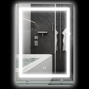 Specchio LED per Bagno con Ripiano Integrato ¨C Zephmum ¨C Bianco 60x30x15